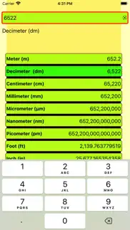 length conversion iphone screenshot 2