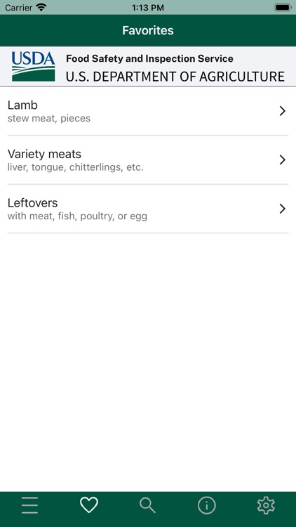 USDA FoodKeeper screenshot-3
