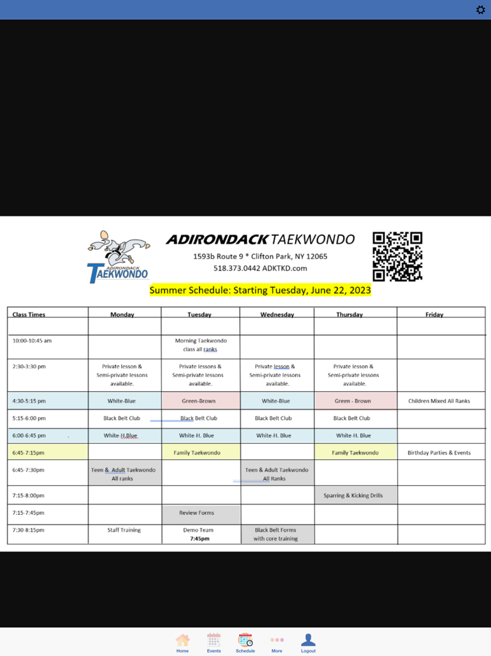 Adirondack Taekwondo