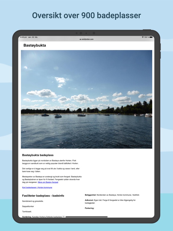 Screenshot #6 pour Oslofjorden Båt og Turguide