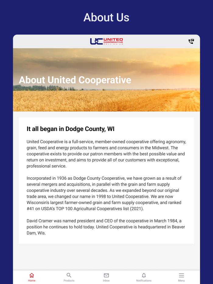 United Cooperative Portal