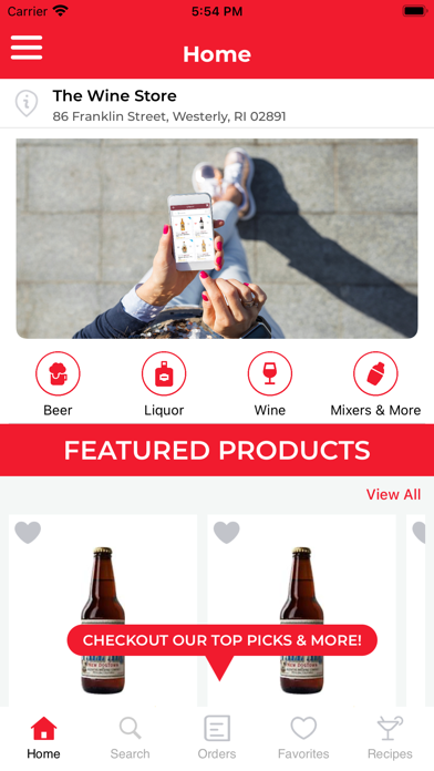 The Wine Store Screenshot