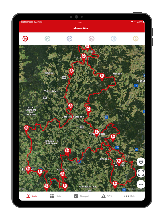 Screenshot #4 pour Tour de Alm - Mountainbike