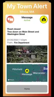 town alert iphone screenshot 3