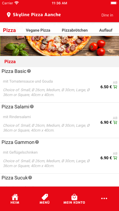 Skyline Pizza Screenshot