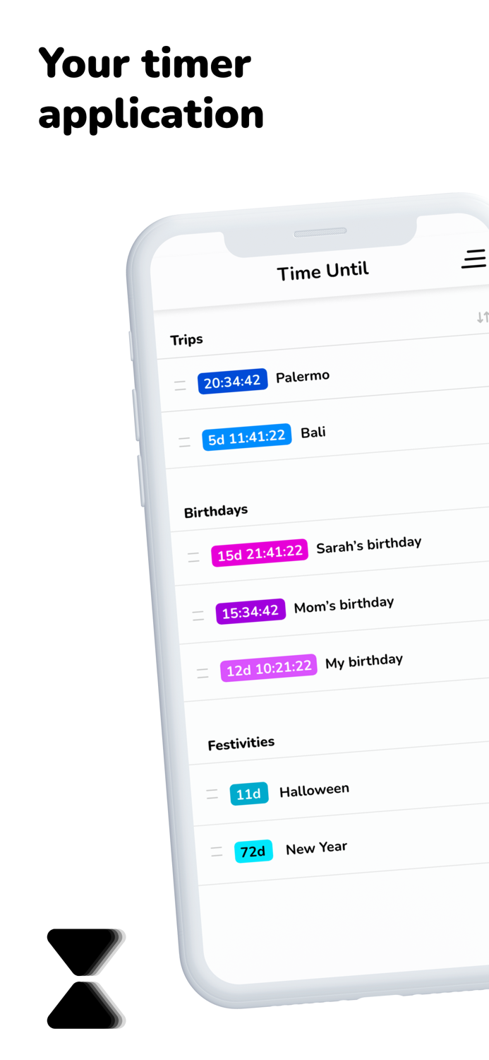 Time Until - Countdown timers