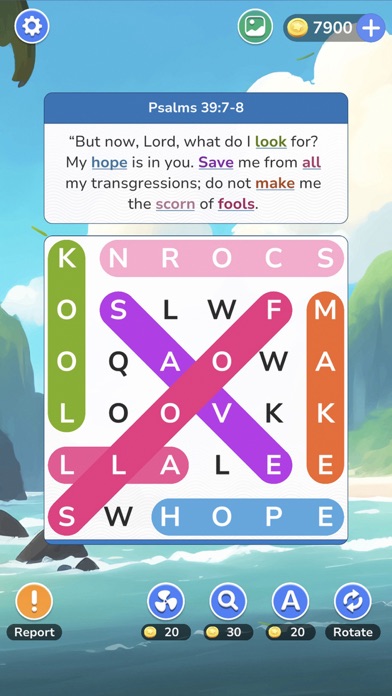 Bible Word Search: Puzzle Game Screenshot