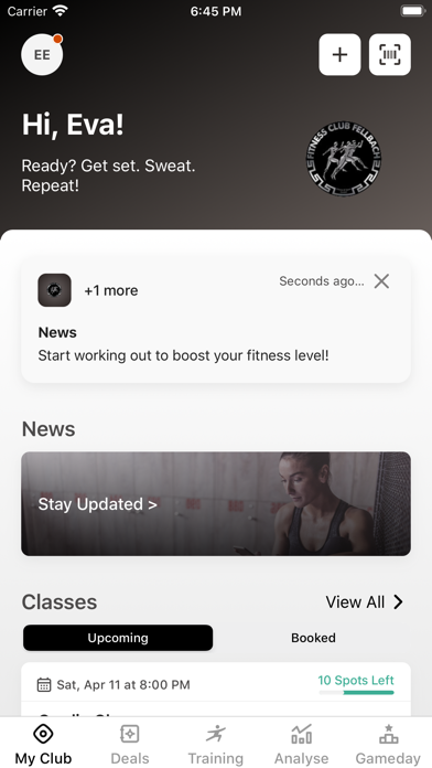 Fitness Club Fellbach Screenshot