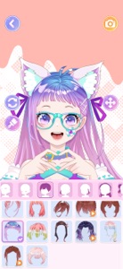 Anime Doll Avatar Maker Game screenshot #1 for iPhone