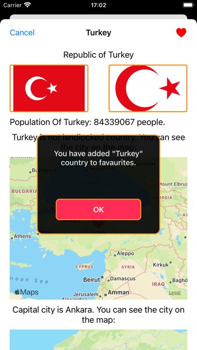 World Countries Info Screenshot