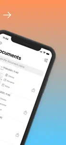 Cam PDF documents scanner app screenshot #2 for iPhone