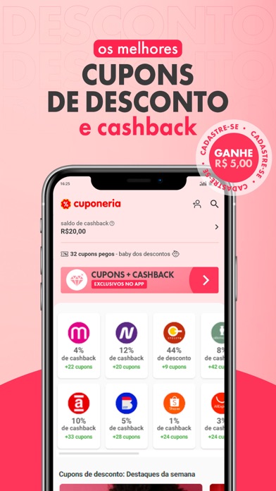 Cuponeria Cupons de Desconto Screenshot