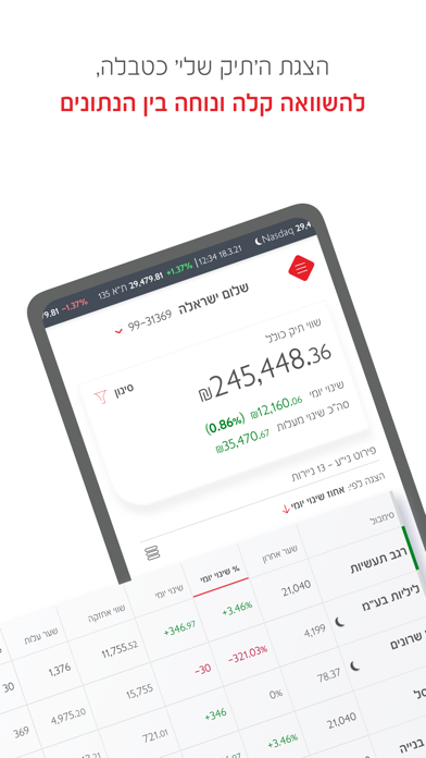 Screenshot #3 pour מסחר בשוק ההון - בנק הפועלים