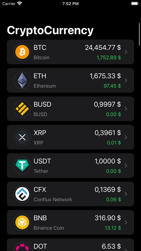 #1. Crypto Coins - CryptoCurrency (iOS) 由: Viktor Yurchuk
