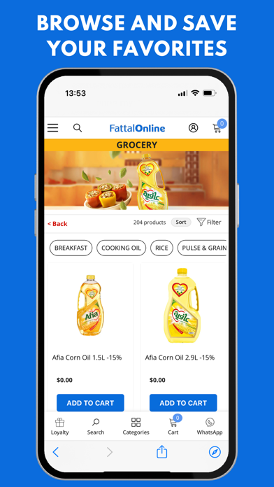 Fattal Online Screenshot