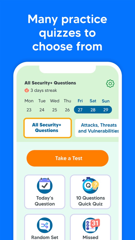 #5. CompTIA Security+ Exam Test (iOS) 由: Best Fun Games