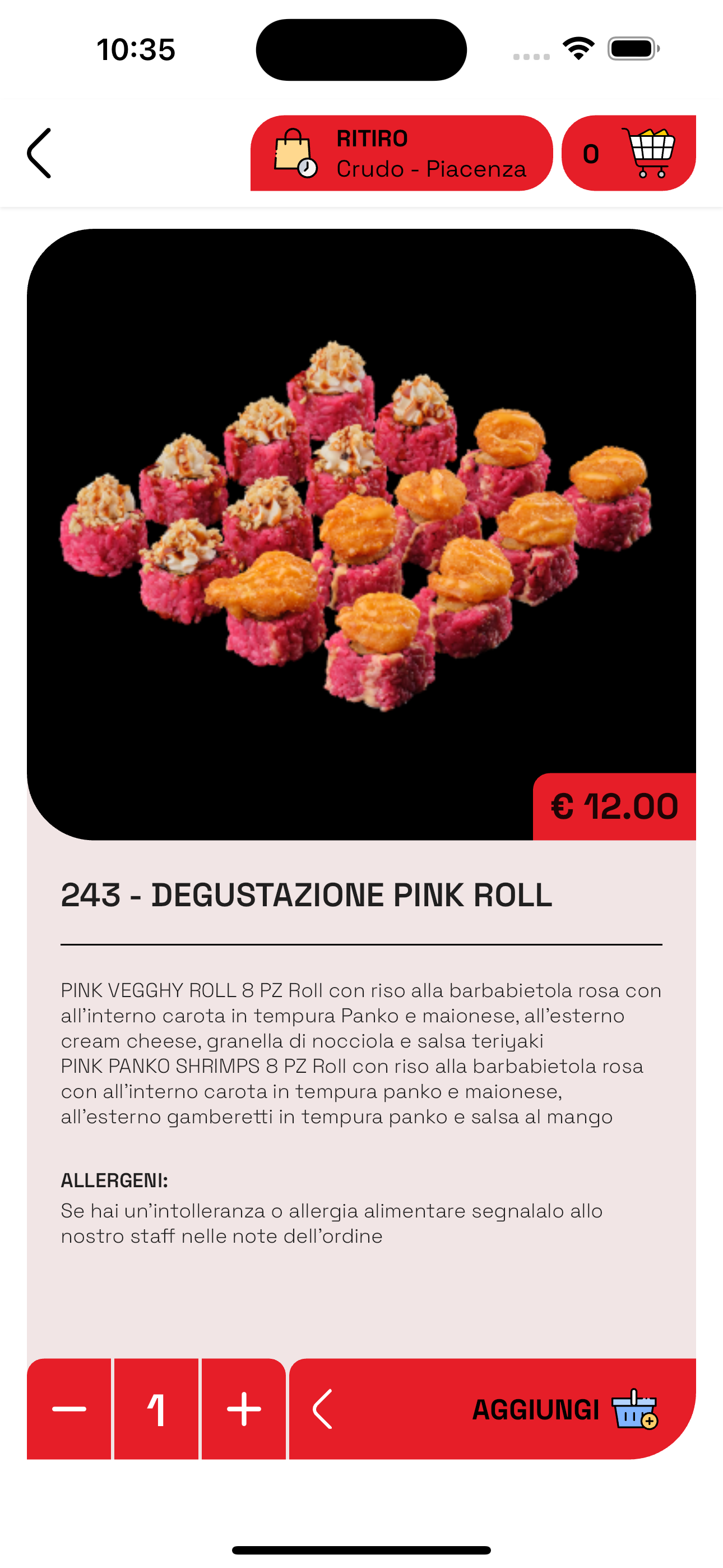 Crudo Delivery