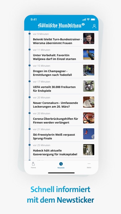 Kölnische Rundschau Screenshot