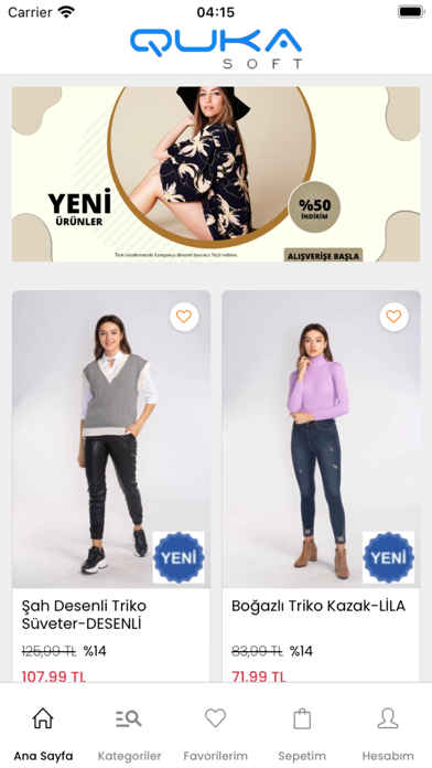 Qukasoft E-Ticaret Screenshot