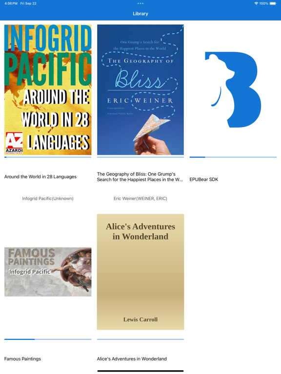 Screenshot #4 pour epuBear Reader