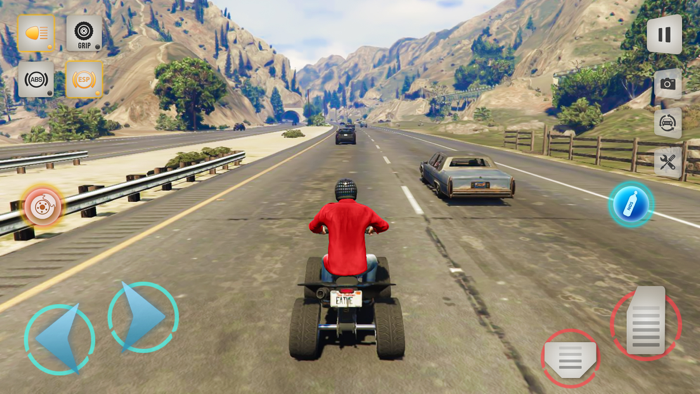 四轮摩托 ATV 游戏越野 3D