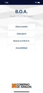 Boletín Oficial de Aragón-BOA screenshot #1 for iPhone