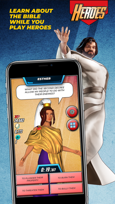 Bible Trivia Game: Heroes Screenshot