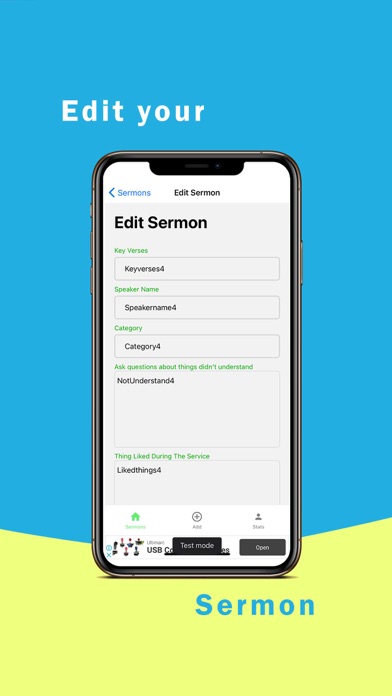 Bible Sermon Notes Screenshot