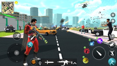 Flying Hero City Crime RPG Screenshot