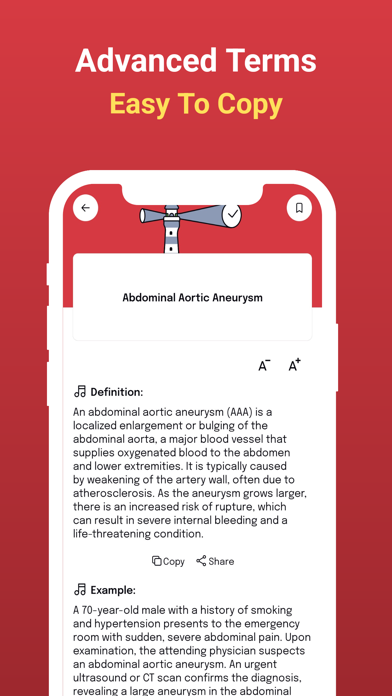 8000+ Medical Terms Dictionary Screenshot