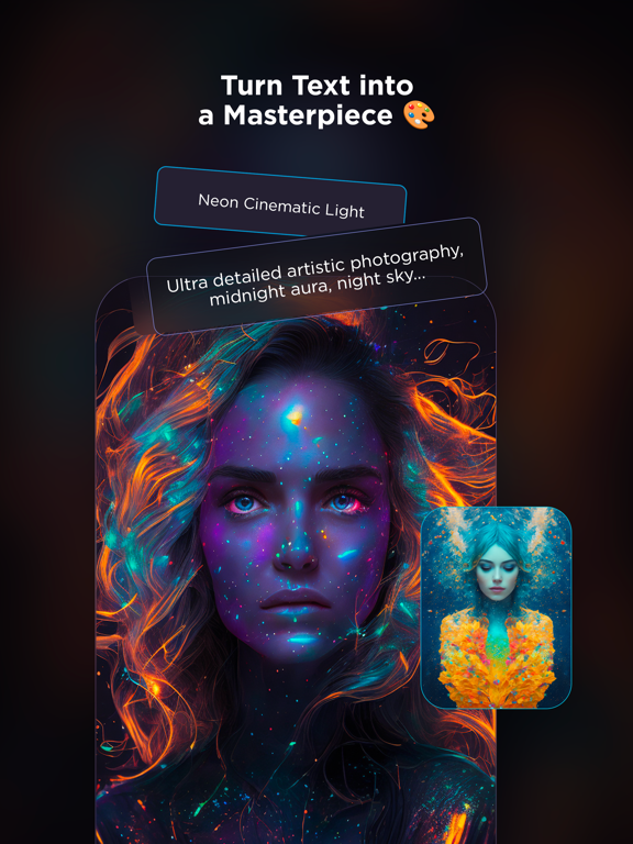 Eluna - AI for Creators iPad screenshot 1 - Graphics & Design app