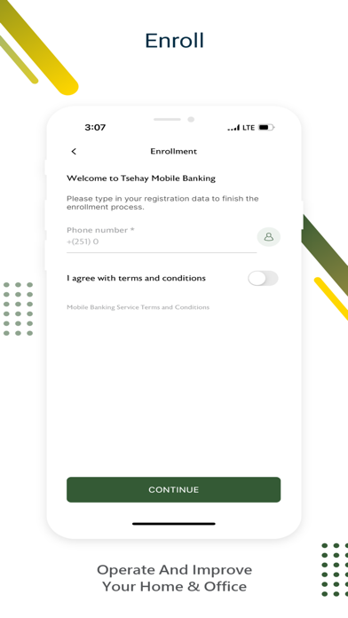 Tsehay Mobile Banking Screenshot