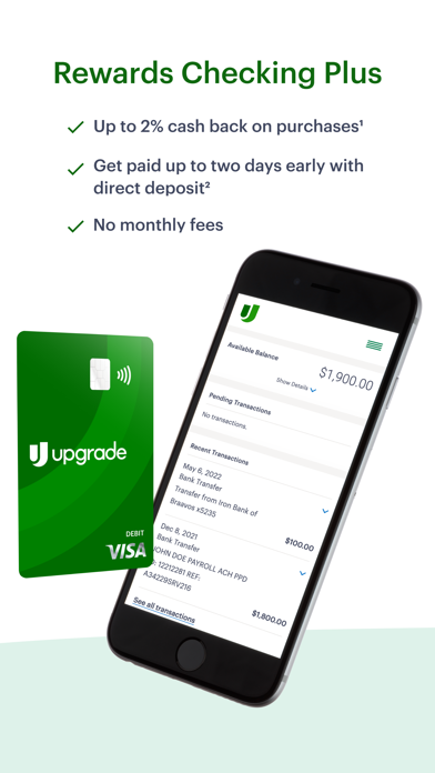 Upgrade - Mobile Banking Screenshot