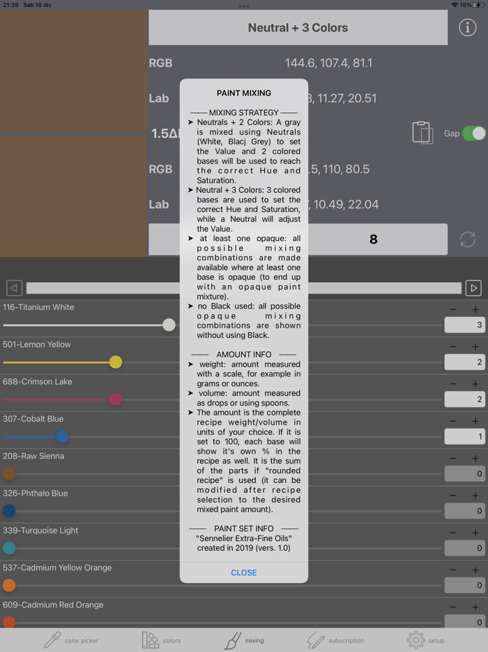 Real Paint mixing tools PRO