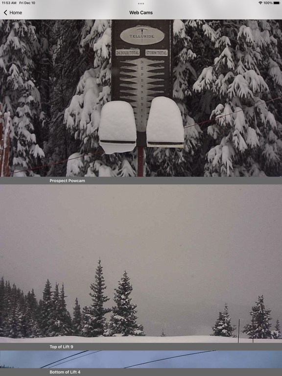 Telluride Ski Resort iPad screenshot 4 - Sports app