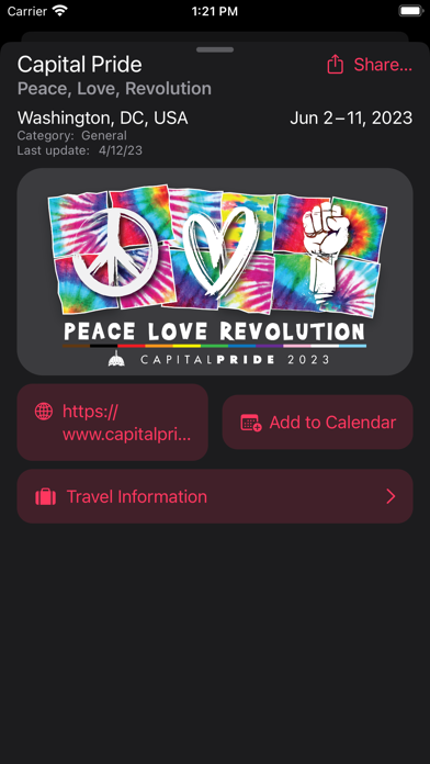 LGBTQ Pride Finder Screenshot