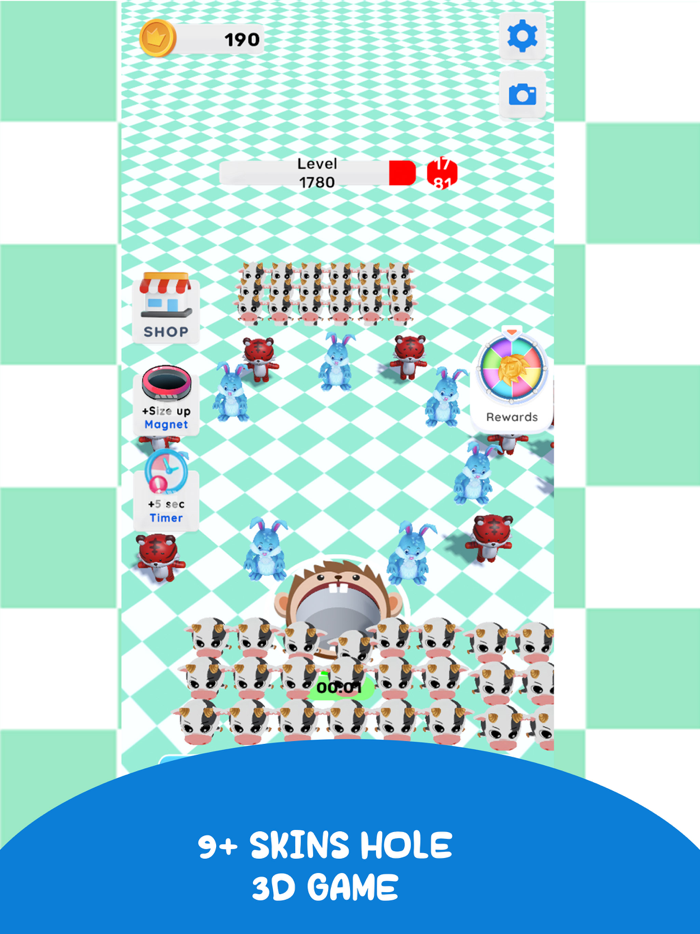 Cartoon Attack Hole 3D