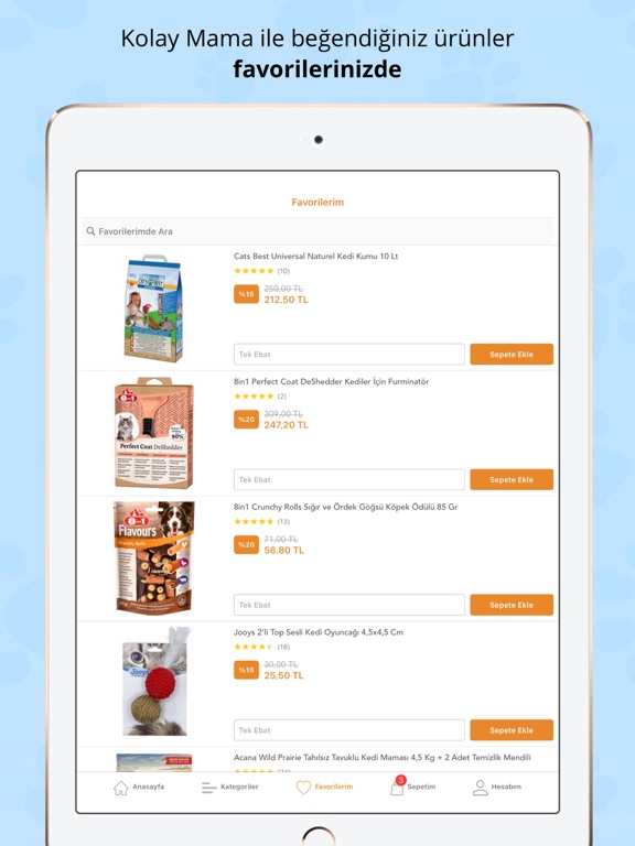Kolaymama iPad screenshot 6 - Shopping app
