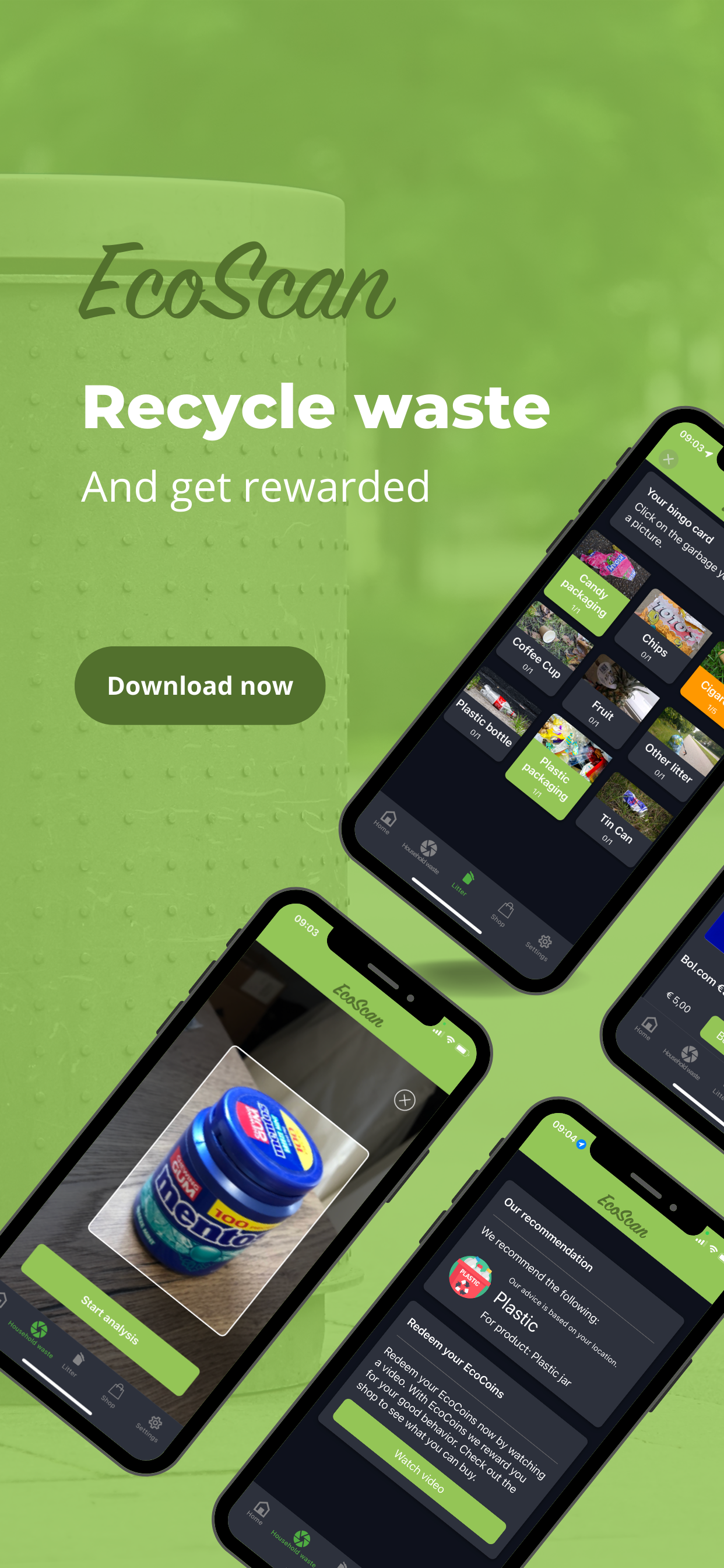 EcoScan - Recycle waste guide