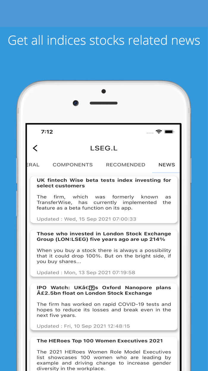 London Stock Market Live