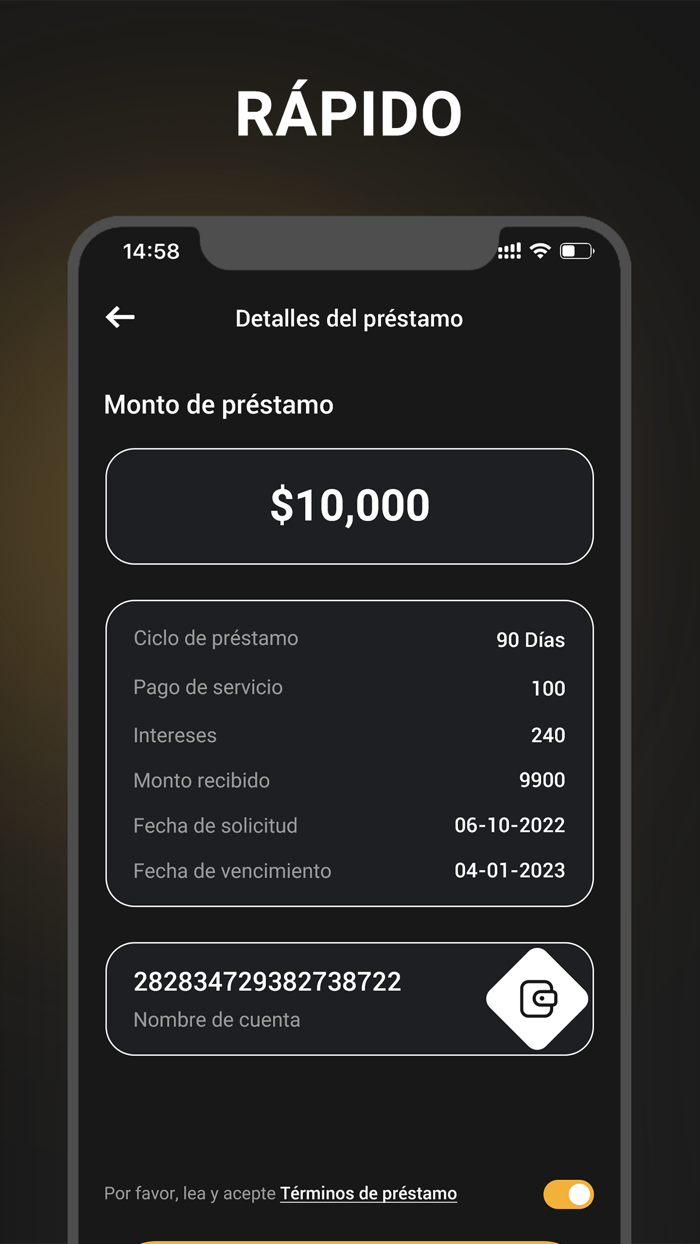 Tier Prestamo-Créditos Rápidos