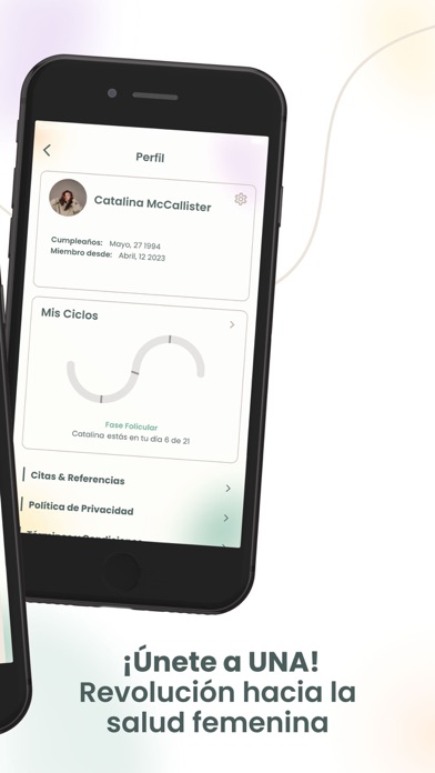 UNA FEM - Salud Ciclo Hormonal Screenshot