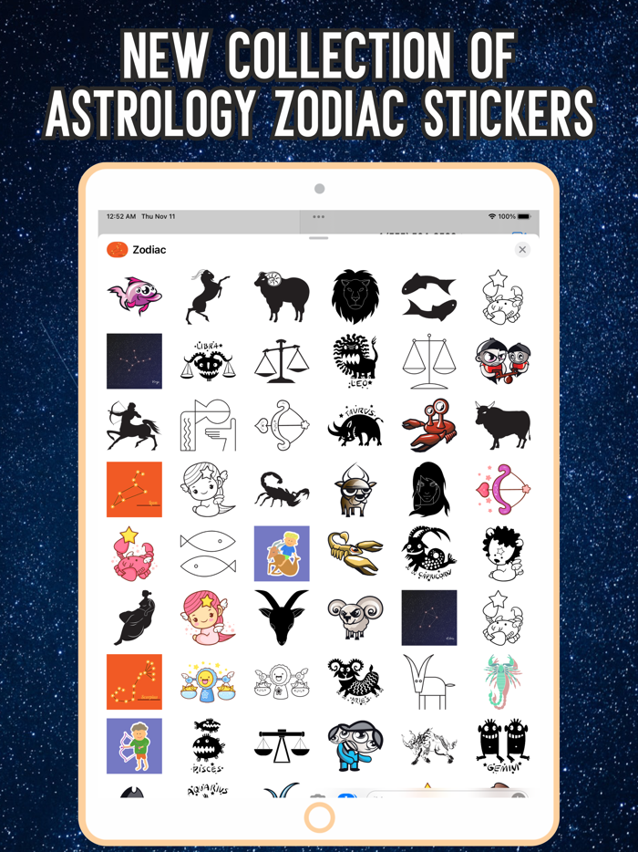 Astrology Zodiac Stickers