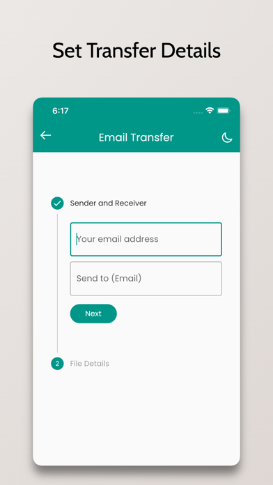 Send Large Files: GBs Transfer Screenshot