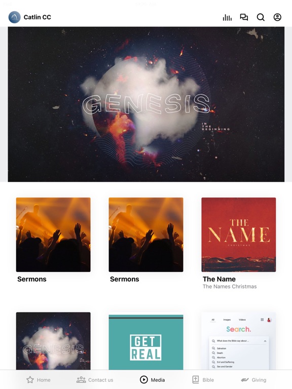 Catlin Church iPad screenshot 2 - Education app