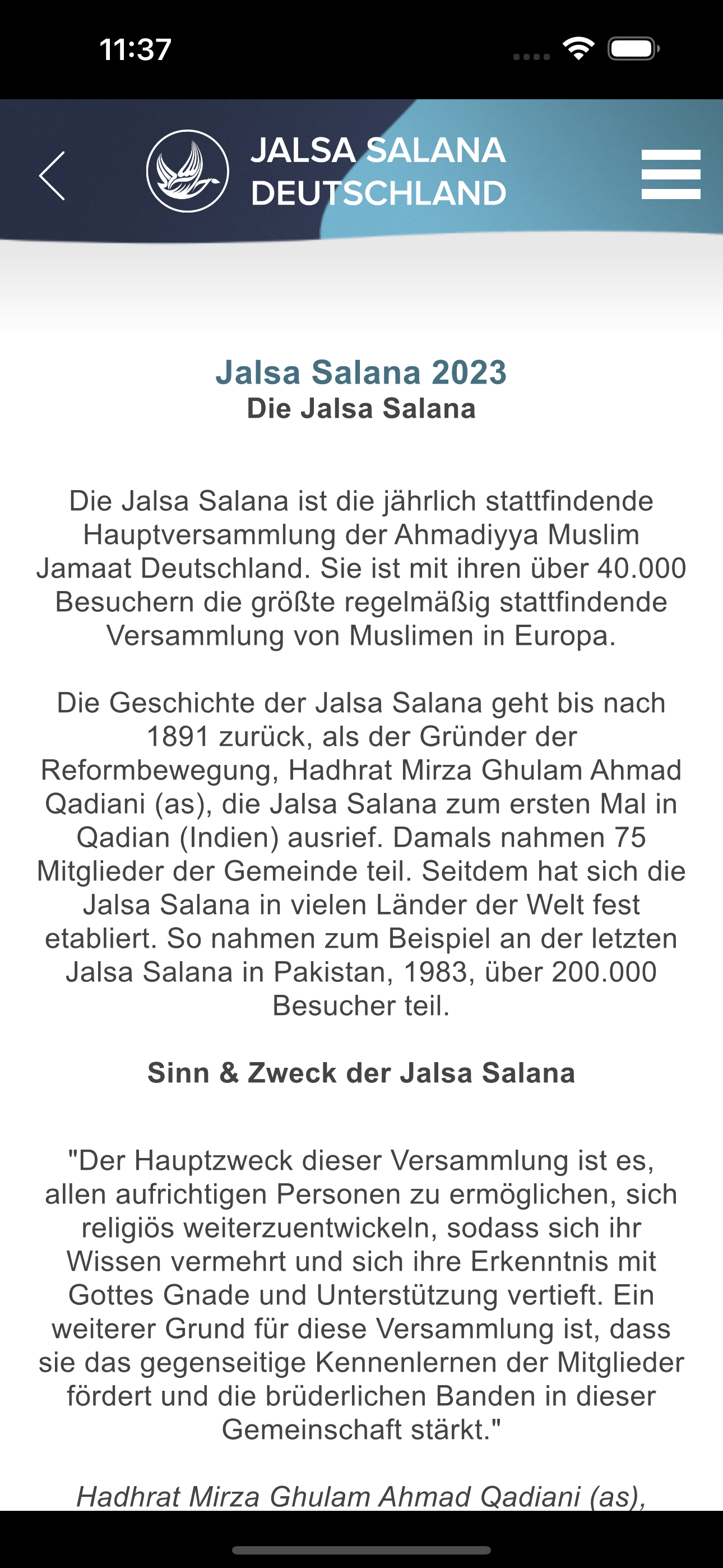 Jalsa Salana Deutschland