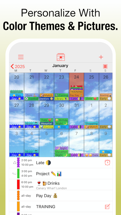 ShiftLife Organizer Screenshot