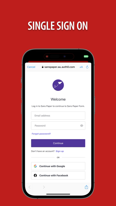 Screenshot 2 of Sans Paper Form App