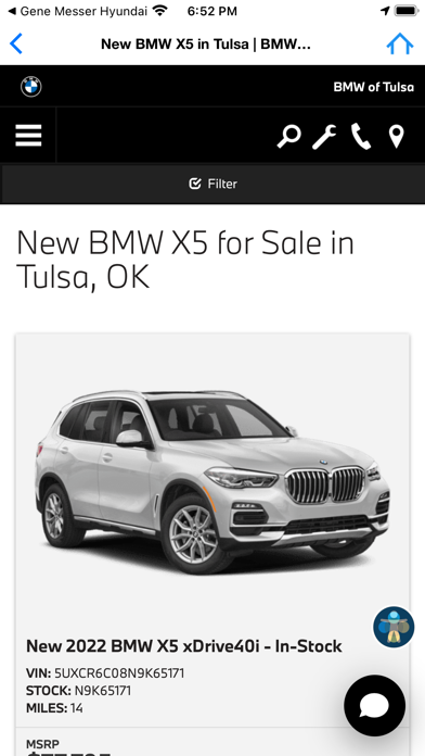 BMW of Tulsa Screenshot