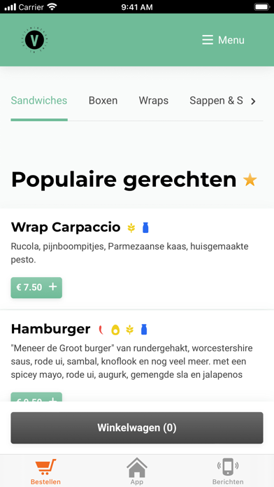 Vitamine Kantine Screenshot